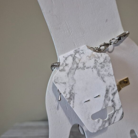 NWT 24 and Fabulous Birthday Silver Plated Snake Chain Bracelet Gift - Picture 2 of 5